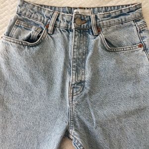 ZARA high waisted mom jeans